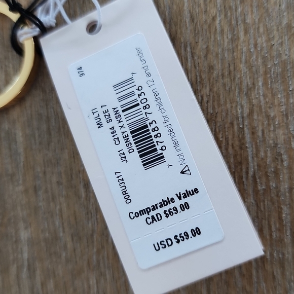 Disney X Kate Spade New York Minnie Ring NWT – Size 7 - Picture 4 of 6